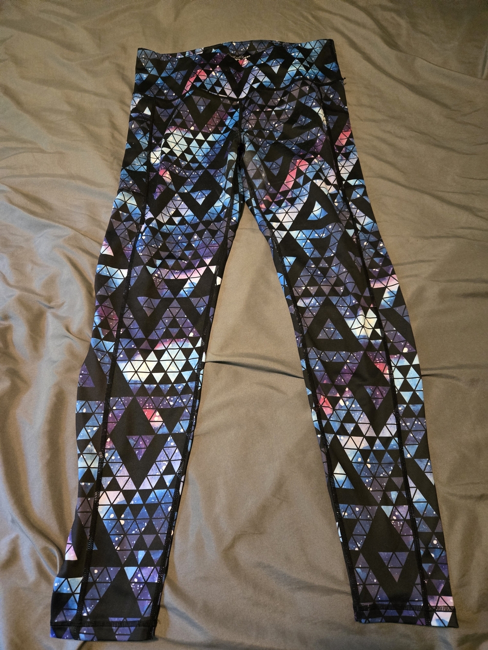 Constantly Varied Gear Leggings - Black, Blue & Purple Size Lg